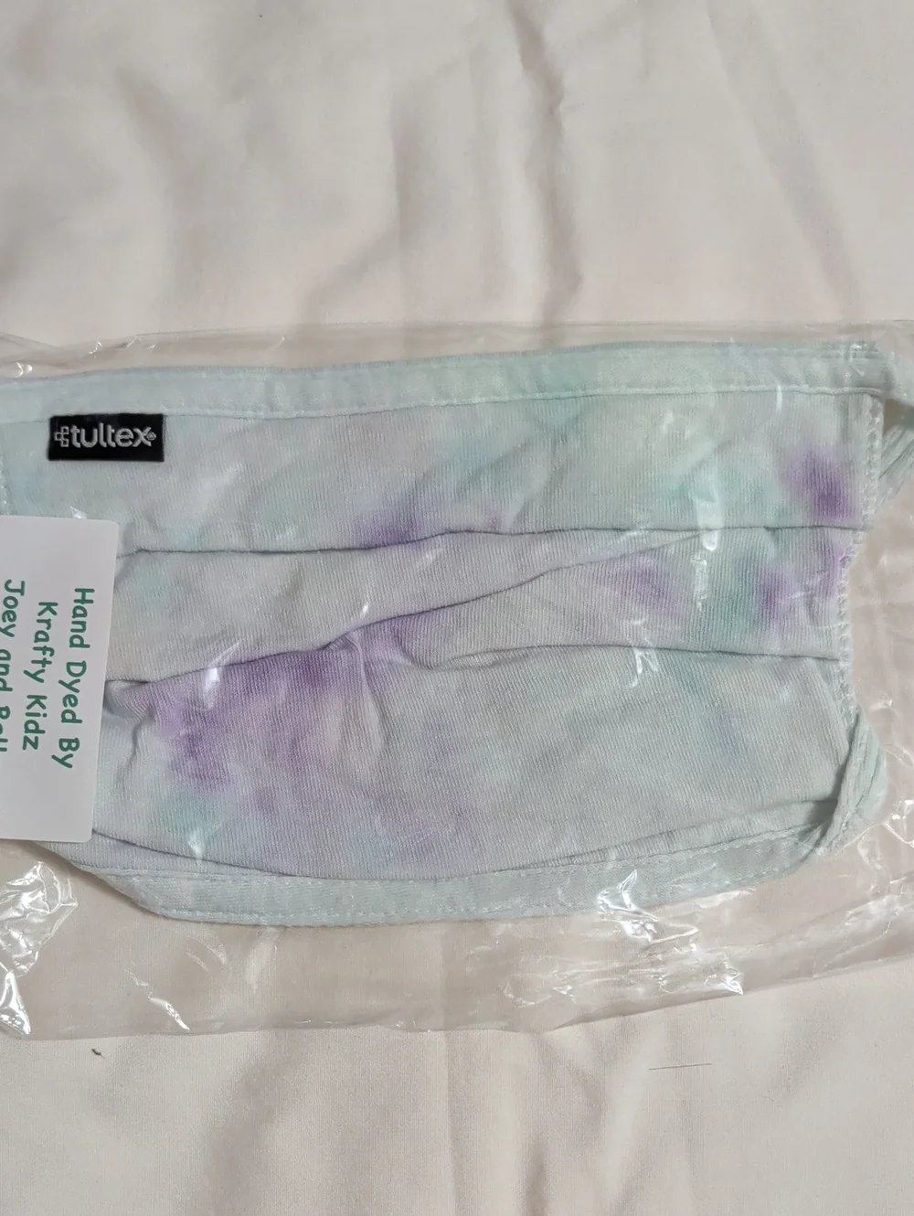 NWOT (004) Tultex Unisex Assorted Tie-Dye Face Masks Multi 8 Pack